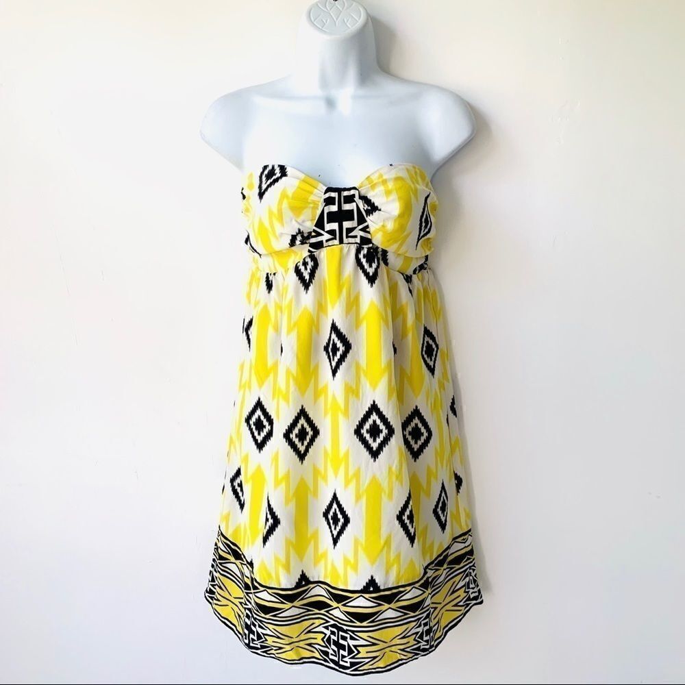 ALICE & TRIXIE SILK STRAPLESS SUMMER DRESS